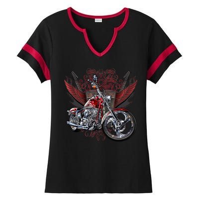 Rockin' Chopper Ladies Halftime Notch Neck Tee