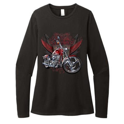 Rockin' Chopper Womens CVC Long Sleeve Shirt