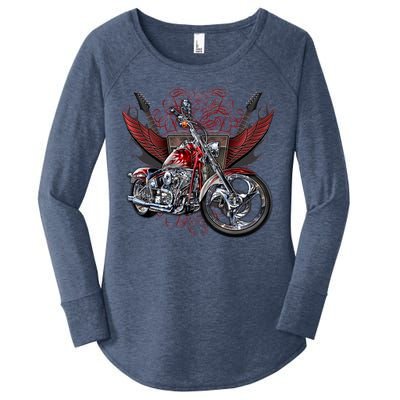 Rockin' Chopper Women's Perfect Tri Tunic Long Sleeve Shirt