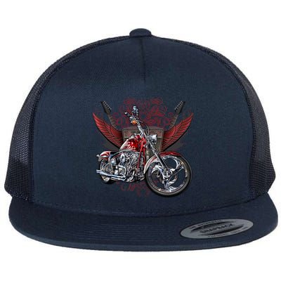 Rockin' Chopper Flat Bill Trucker Hat