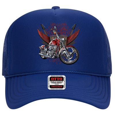 Rockin' Chopper High Crown Mesh Back Trucker Hat