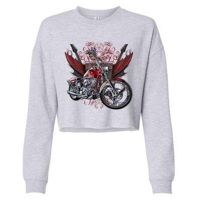 Rockin' Chopper Cropped Pullover Crew