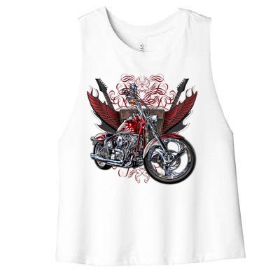 Rockin' Chopper Women's Racerback Cropped Tank