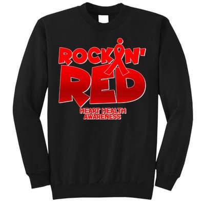 Rockin Red Heart Health Awareness Sweatshirt