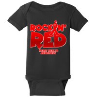 Rockin Red Heart Health Awareness Baby Bodysuit
