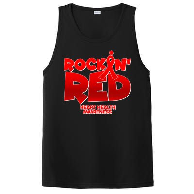 Rockin Red Heart Health Awareness PosiCharge Competitor Tank