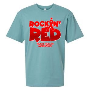 Rockin Red Heart Health Awareness Sueded Cloud Jersey T-Shirt