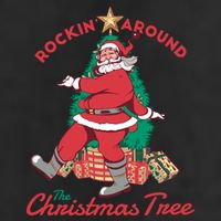 Rockin Santa 11oz C Handle Ceramic Mug