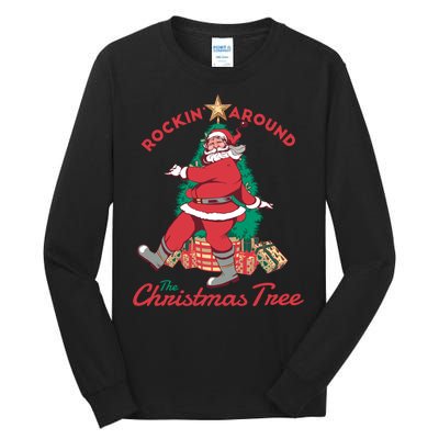 Rockin Santa Tall Long Sleeve T-Shirt