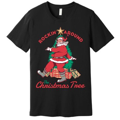 Rockin Santa Premium T-Shirt