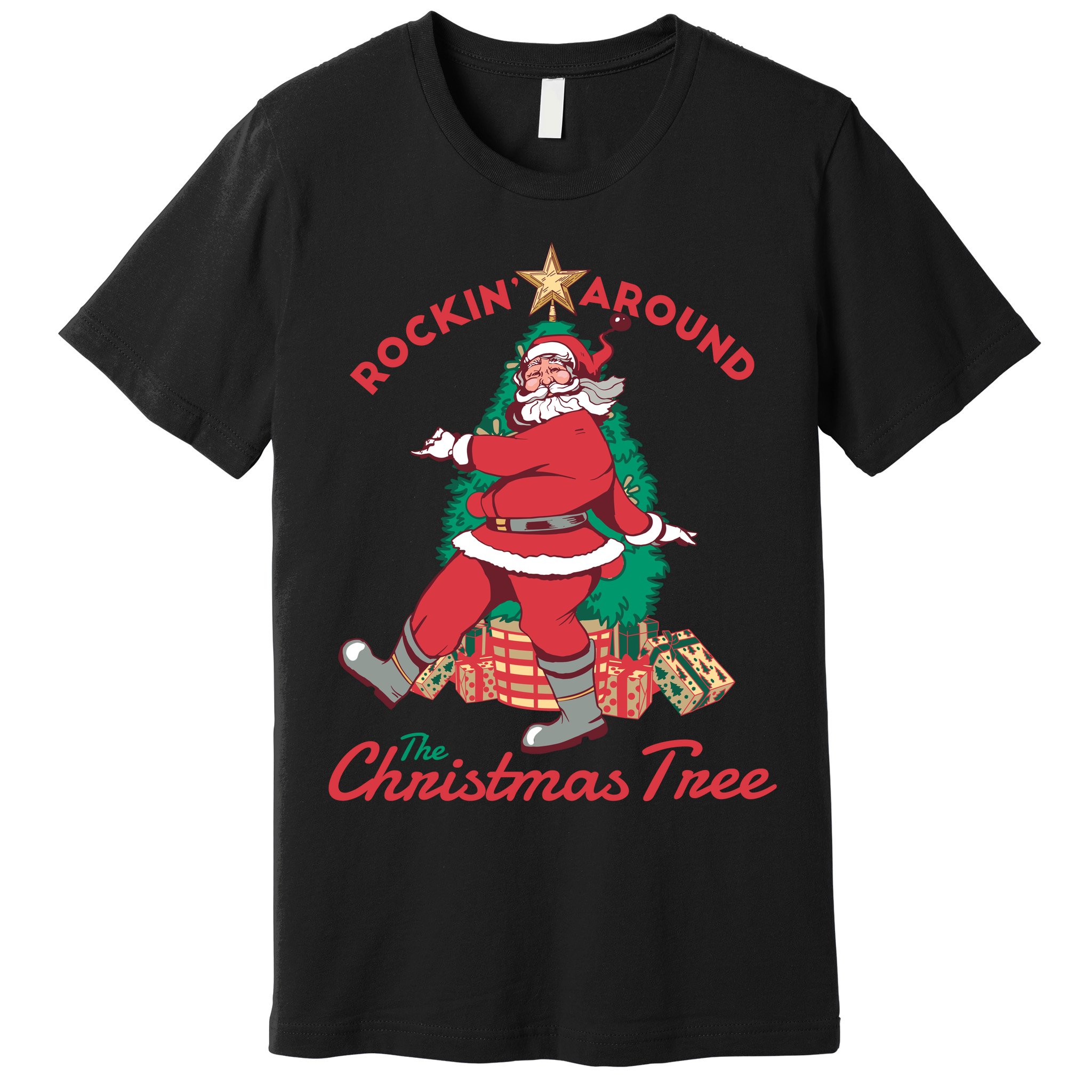Rockin Santa Premium T-Shirt
