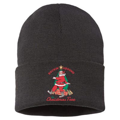 Rockin Santa Sustainable Knit Beanie