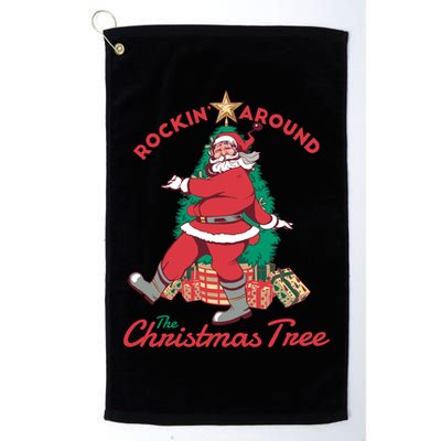 Rockin Santa Golf Towel