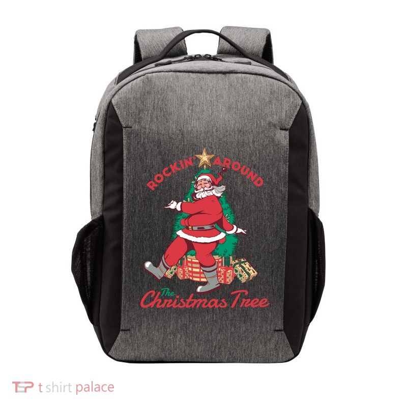 Rockin Santa Vector Backpack