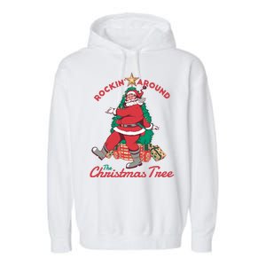 Rockin Santa Garment-Dyed Fleece Hoodie