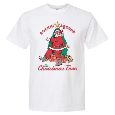 Rockin Santa Garment-Dyed Heavyweight T-Shirt