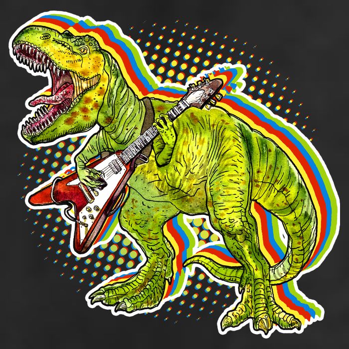 Rockin T-Rex Cool Comfort Performance Bucket Hat