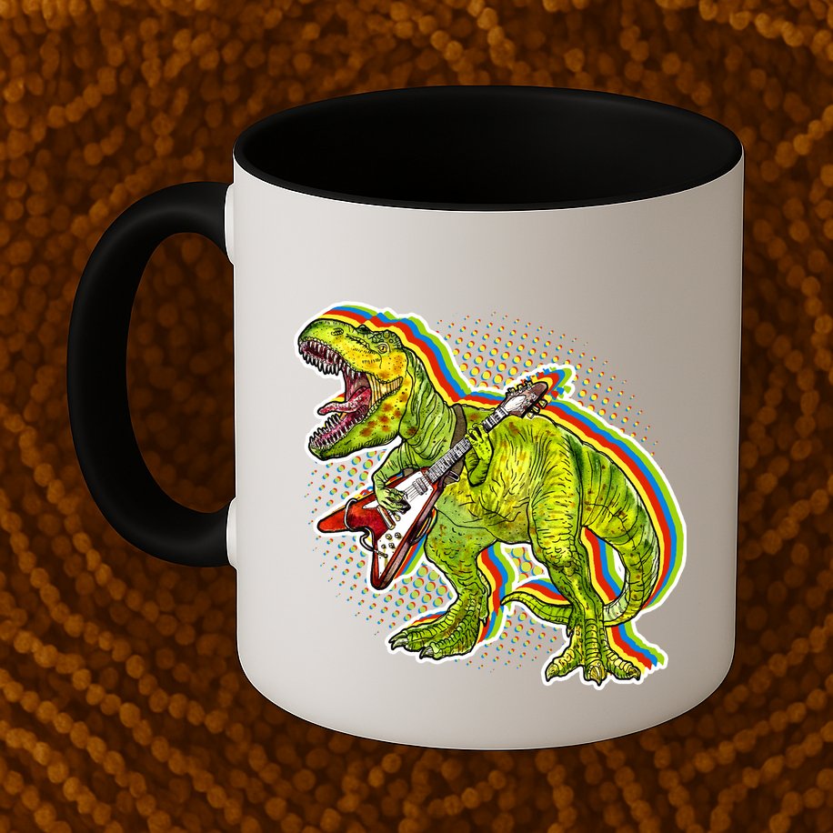 Rockin T-Rex Mug