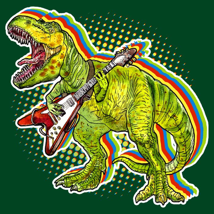 Rockin T-Rex Cooling Performance Crew T-Shirt