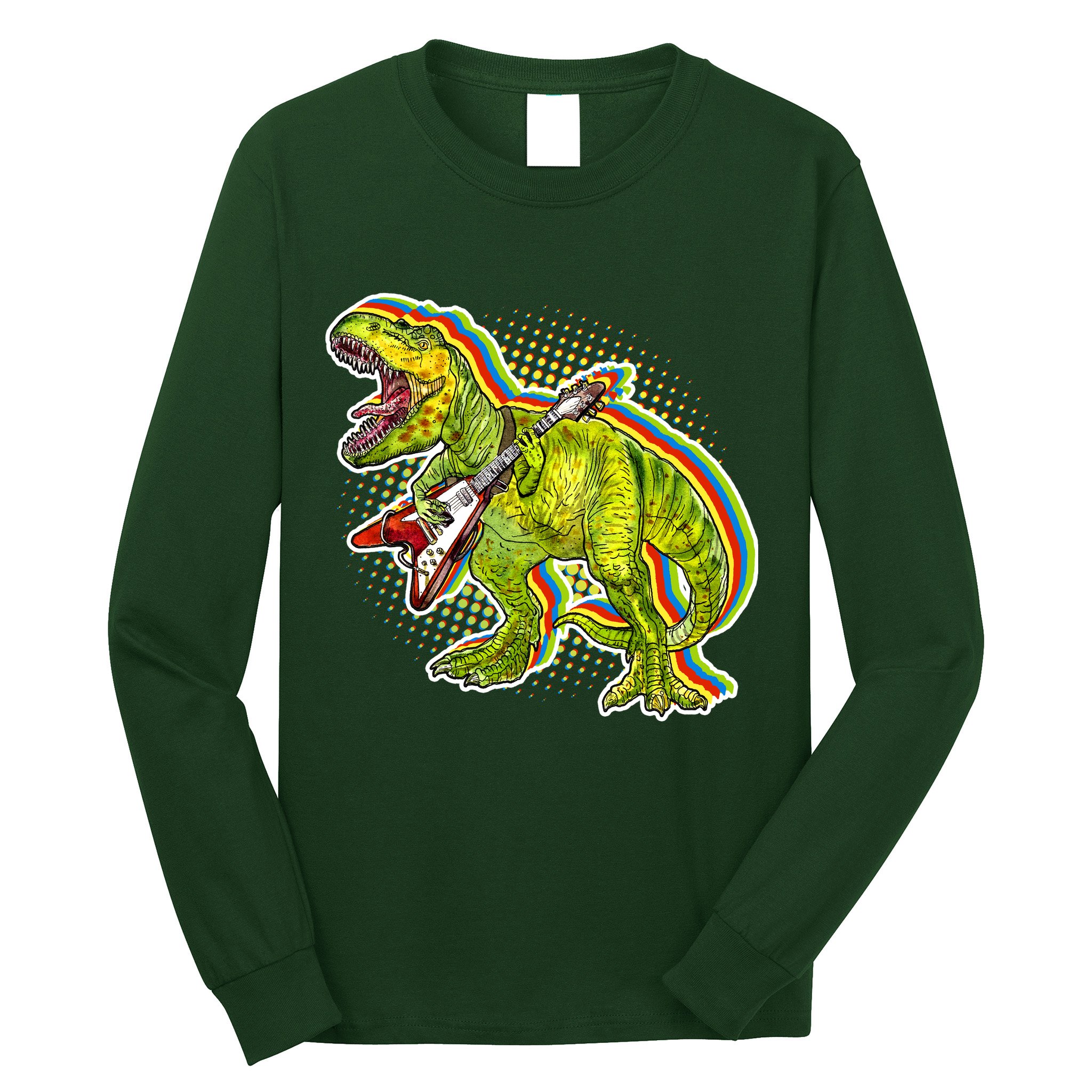 Rockin T-Rex Long Sleeve Shirt
