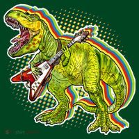 Rockin T-Rex Poster