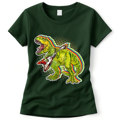 Rockin T-Rex Womens T-Shirt
