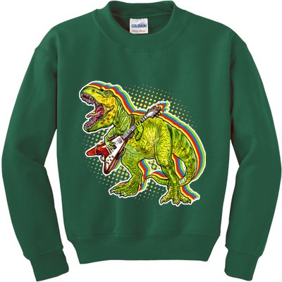 Rockin T-Rex Kids Sweatshirt