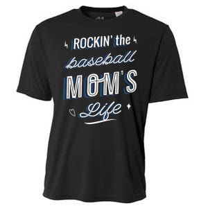 Rockin The Baseball Moms Life Cooling Performance Crew T-Shirt