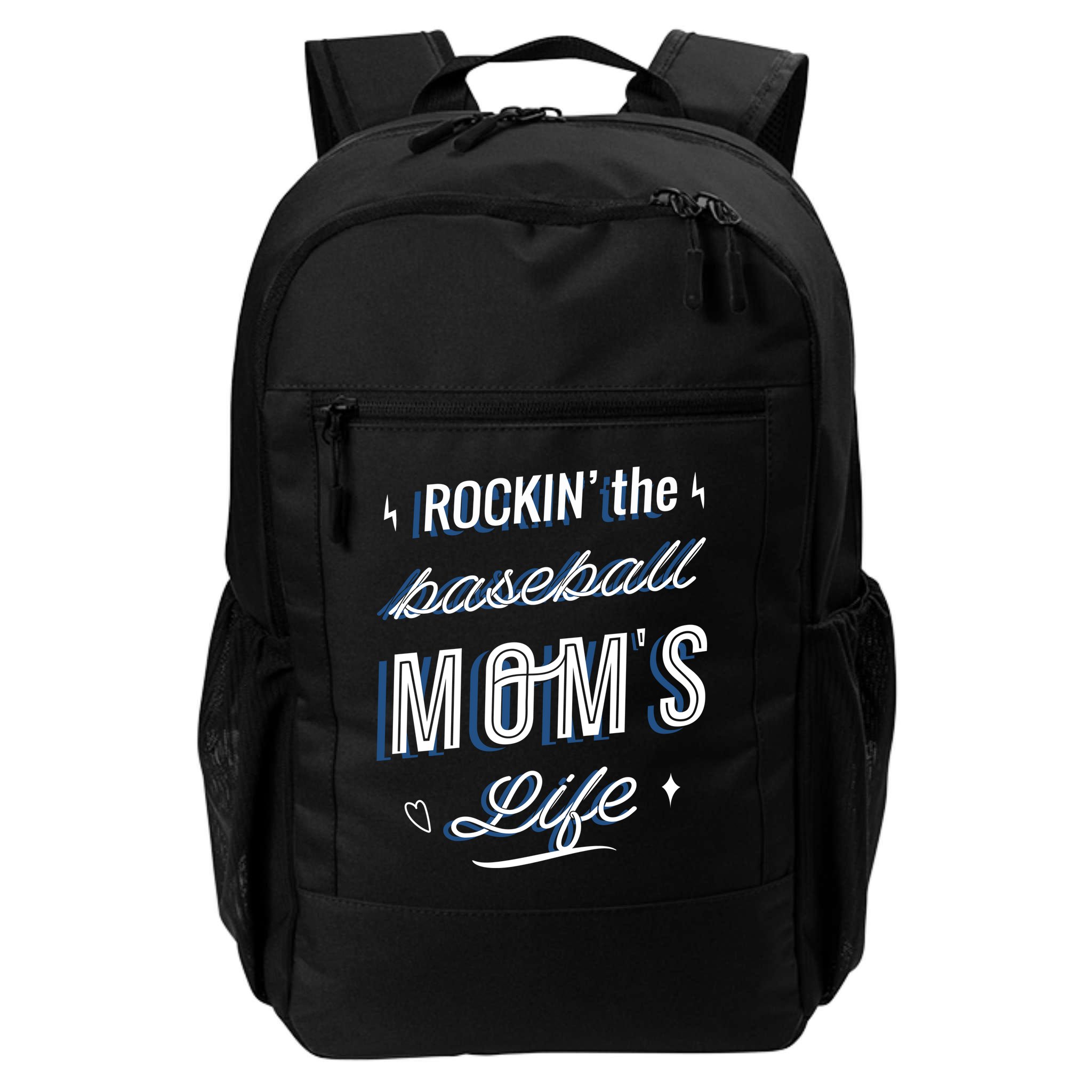 Rockin The Baseball Moms Life Backpack
