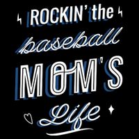 Rockin The Baseball Moms Life Backpack