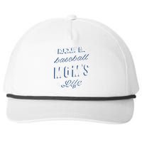 Rockin The Baseball Moms Life Snapback Five-Panel Rope Hat