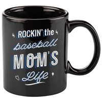 Rockin The Baseball Moms Life 11oz C Handle Ceramic Mug