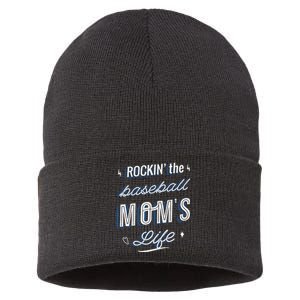 Rockin The Baseball Moms Life Sustainable Knit Beanie