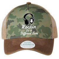 Rockin' To A Different Tune Autism Legacy Tie Dye Trucker Hat