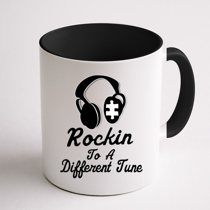 Rockin' To A Different Tune Autism Mug
