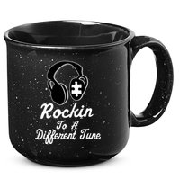 Rockin' To A Different Tune Autism 15oz Campfire Ceramic Mug