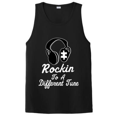 Rockin' To A Different Tune Autism PosiCharge Competitor Tank