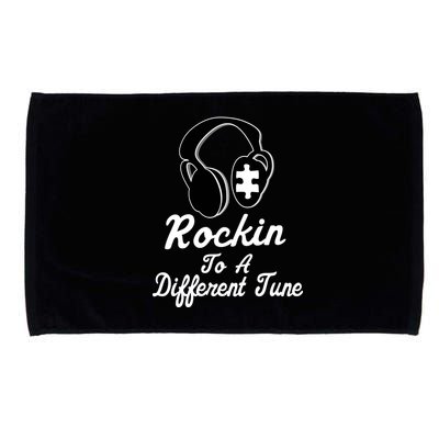Rockin' To A Different Tune Autism Microfiber Hand Towel