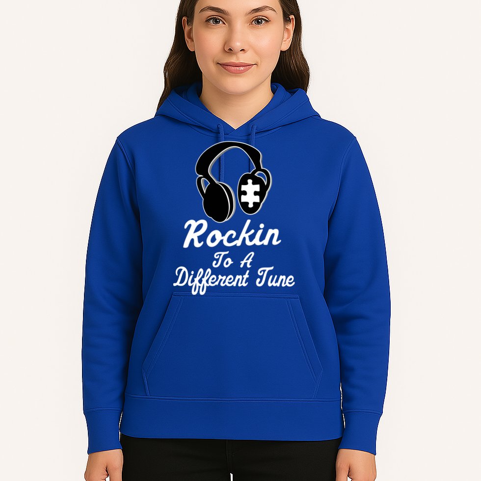 Rockin' To A Different Tune Autism Hoodie