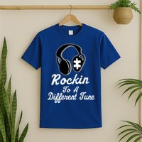 Rockin' To A Different Tune Autism T-Shirt