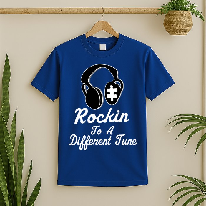 Rockin' To A Different Tune Autism T-Shirt
