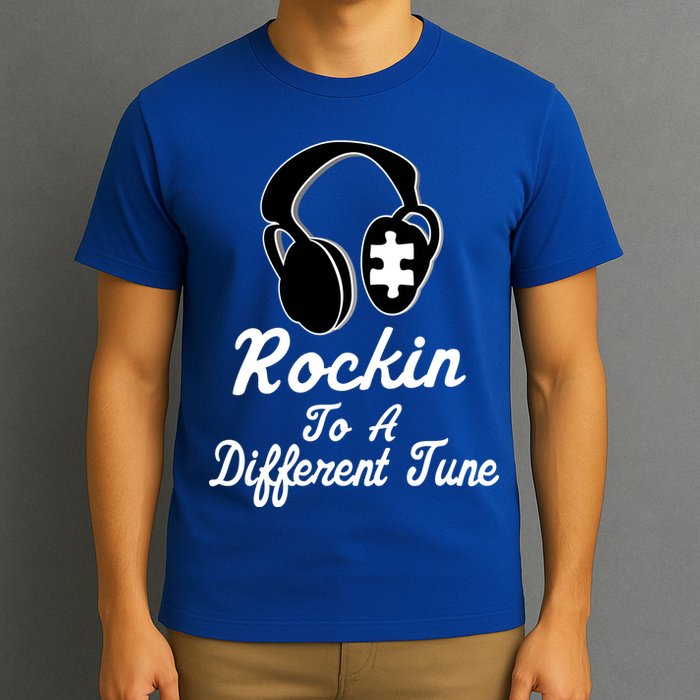 Rockin' To A Different Tune Autism T-Shirt