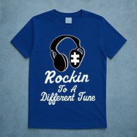 Rockin' To A Different Tune Autism T-Shirt