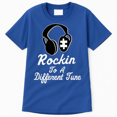 Rockin' To A Different Tune Autism Tall T-Shirt