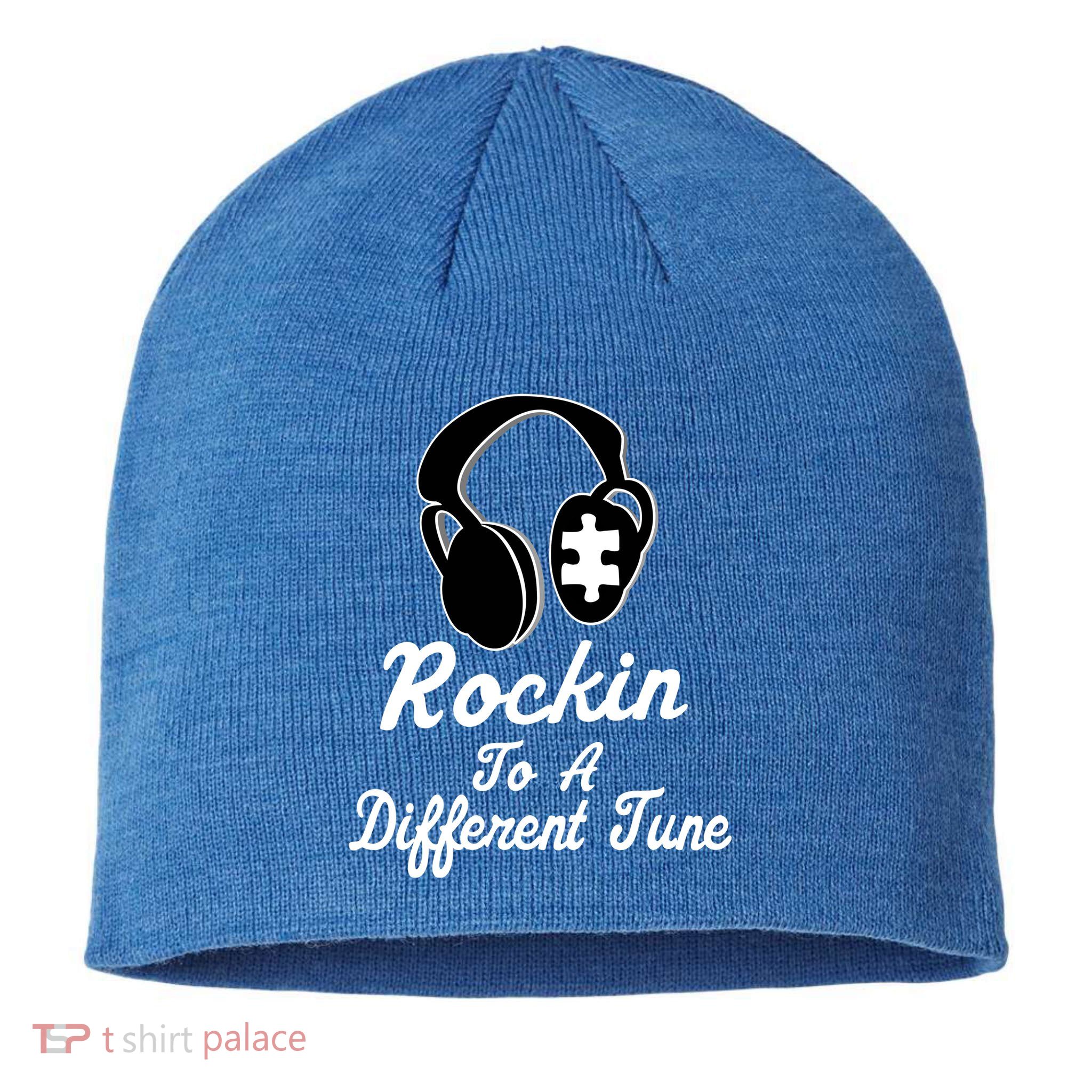 Rockin' To A Different Tune Autism Sustainable Beanie