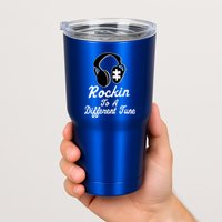 Rockin' To A Different Tune Autism Tumbler