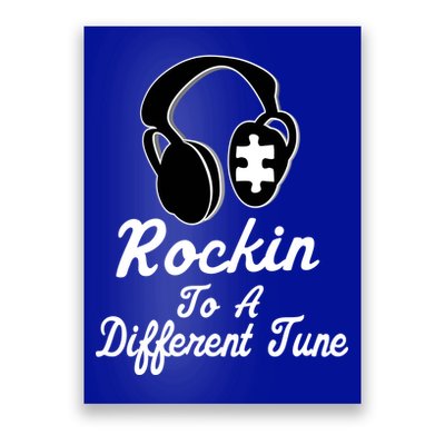 Rockin' To A Different Tune Autism Poster