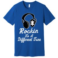 Rockin' To A Different Tune Autism Premium T-Shirt