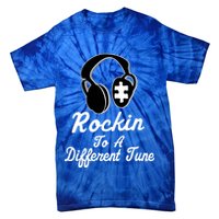 Rockin' To A Different Tune Autism Tie-Dye T-Shirt