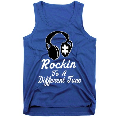 Rockin' To A Different Tune Autism Tank Top